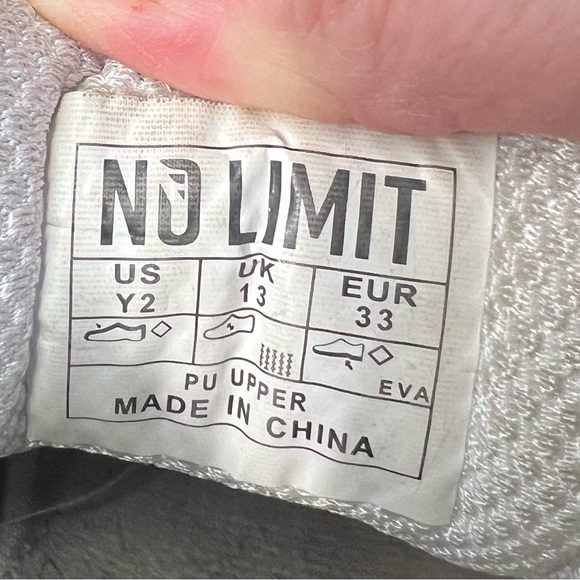 NO LIMIT White Cheer Shoes Sz. Y2, kids, sports, cheerleading, girls, sneakers - Picture 5 of 7